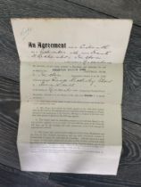 1926/1927 Preston Players Football Contract: Issue