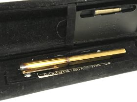 A Dunhill 14ct fountain pen, postage category B