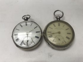 Two silver Hallmarked pocket watches