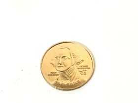 2.4g gold George Washington medal 1776 - 1976 bice