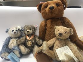 A box of ten mixed collectable bears including, St