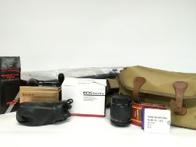 Canon 1000OF camera, lens and accessories includin