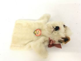 A Steiff Foxy puppet, postage cat A