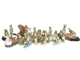 A Collection of porcelain Beswick Beatrix Potter f