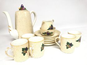 Crown Staffordshire coffee set , no obvious damage