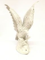 Blanc De Chine porcelain Eagle , has a hairline cr