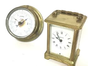 French Carriage clock with platform escapement, Ni
