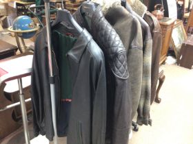 Vintage Leather jackets including Pelle Gucci, Joh