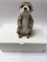 An small original Steiff mungo meerkat with box, a