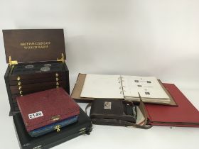 A British Coins of World War II case containing so