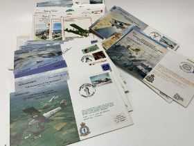 A collection of RAF 1st day covers some with pilot