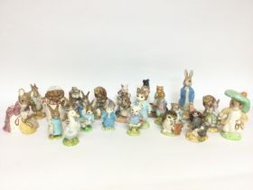 A collection of Beswick Beatrix Potter porcelain f