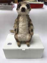 A large original Steiff mungo meerkat with box, ap