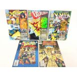 A collection of limited edition Marvel comics sign