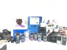 A Collection of Nokia and other cell phones some b