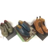 Pairs of size 8 mens shoes including Locke 1880 Bu