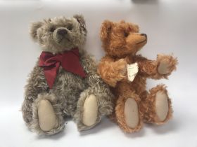 Four boxed Steiff bears, including a British colle