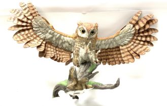 Edward Marshall Boehm Winged Screech Owl Figurine