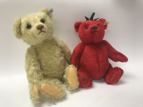 Four boxed steiff bears, including a British colle