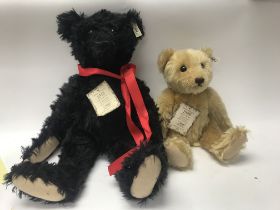 Four boxed Steiff bears, including a British colle