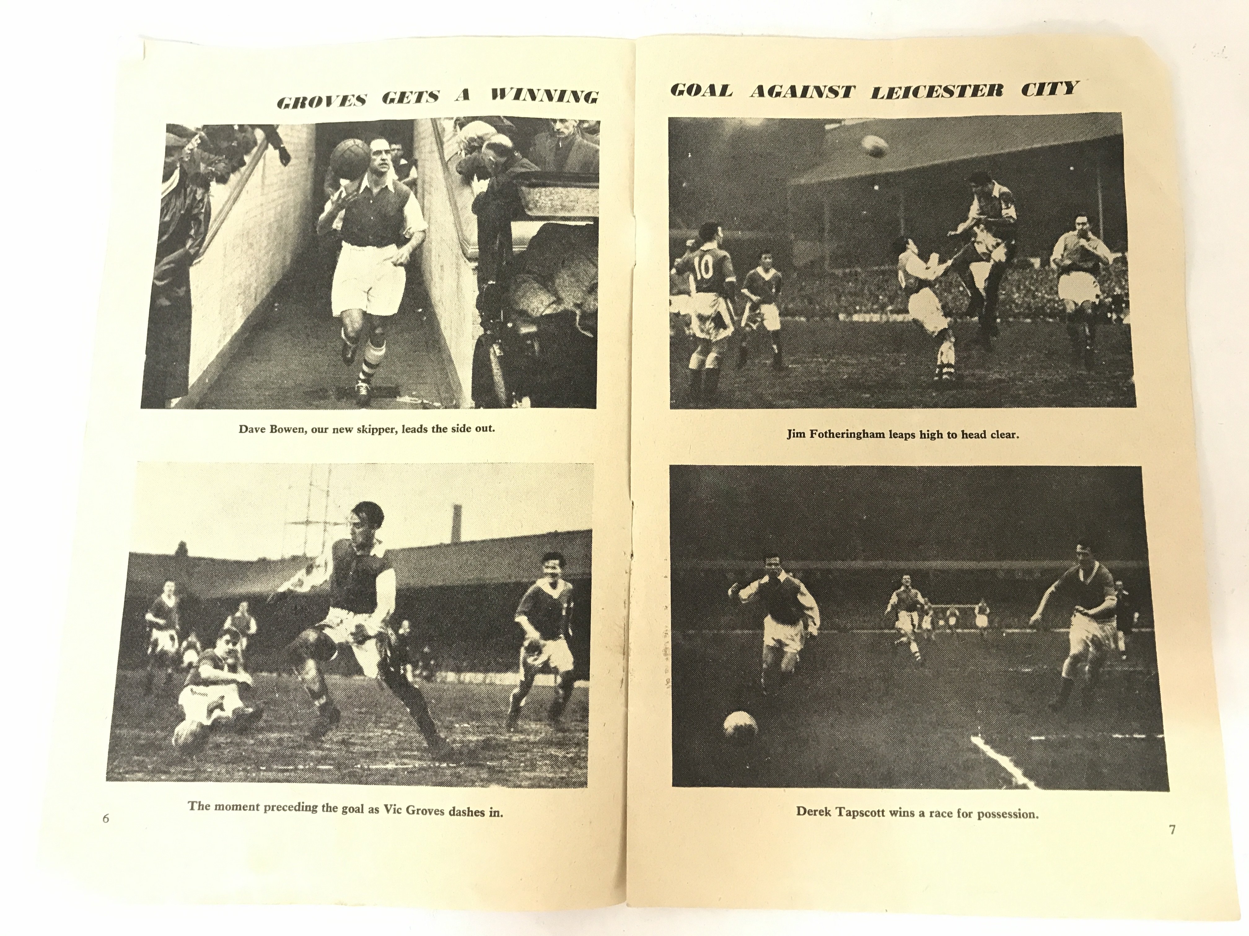 Vintage Arsenal 1957-58 programme and complete Soc - Image 2 of 9