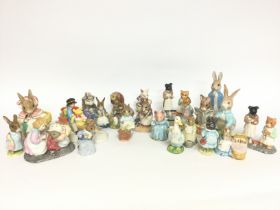 A collection of Beswick Beatrix Potter porcelain f