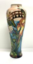 A Moorcroft Pottery River of Dreams pattern vase,