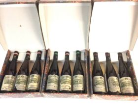 9 bottles of Rheingau Schloss Johannisberger. Mix