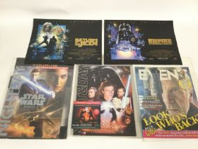 A collection of Star Wars ephemera comprising two