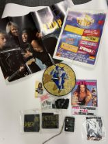 A selection of Heavy Rock and Metal ephemera to in