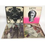 Four early UK pressings of LPs by Mott The Hoople.