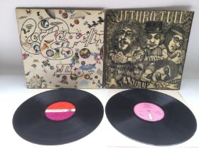 Two early UK pressings of LPs comprising 'Led Zepp