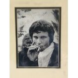A signed photo of Jim Morrison (The Doors) with de