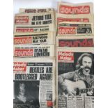 A collection of 1970s music papers comprising Melo