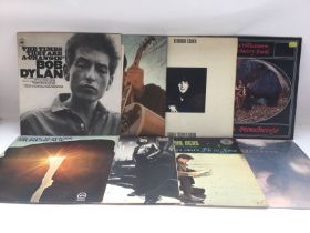 Eighteen folk rock LPs by various artists includin