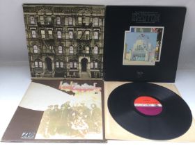 Three Led Zeppelin LPs including 'Led Zeppelin III