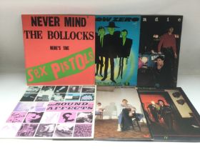 Six punk and post punk LPs including a first US pr