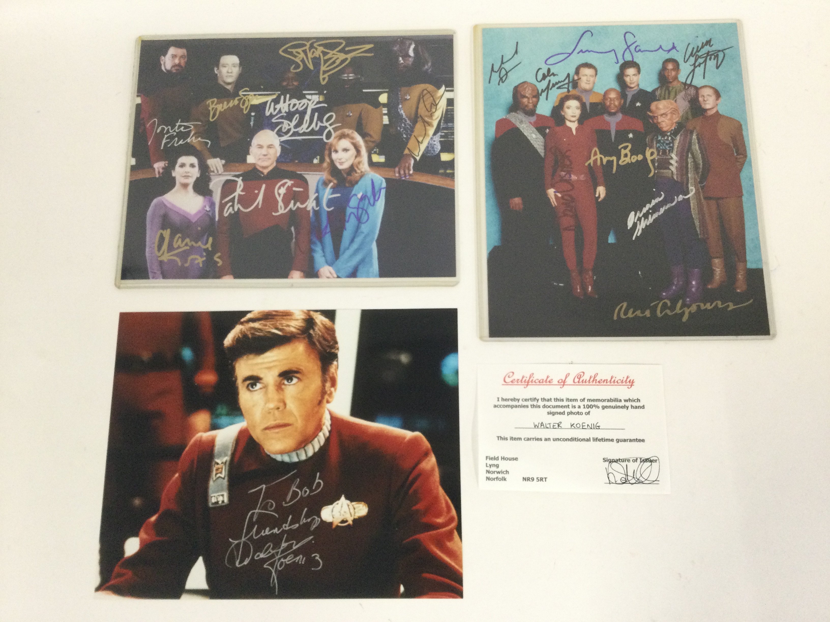 A collection of signed publicity cards and stills - Image 3 of 6