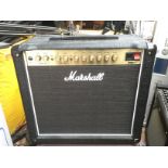 A Marshall DSL 20 Combo guitar amplifier.