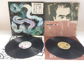 Two early pressings of REM LPs comprising 'Reckoni