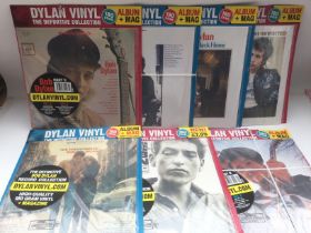 Fourteen sealed 180g Bob Dylan LPs, DeAgostini pre