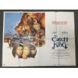 Four movie posters comprising To Catch A King, Blu