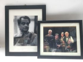 Two framed and glazed signed photos of Only Fools