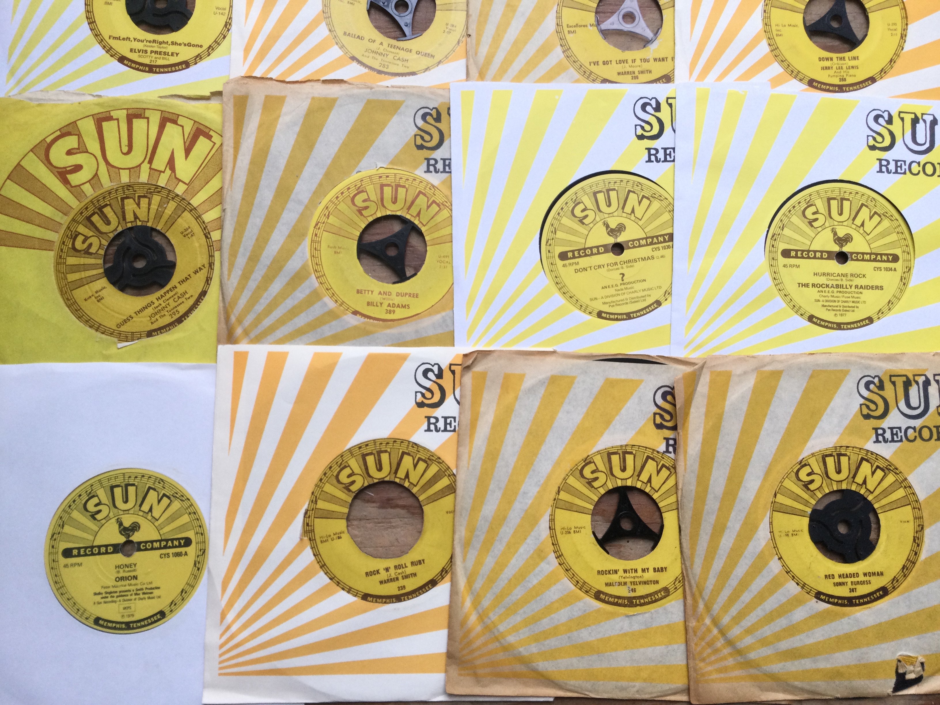 A collection of sixteen Sun label 7inch singles by - Image 3 of 3