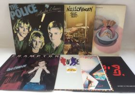 Fifteen promotional copy LPs by various artists in