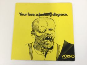 The Porno Cassettes 7inch single 'Your Face A F**k