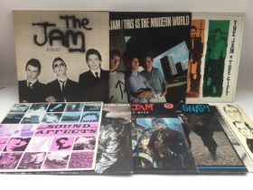 Eight LPs by The Jam comprising 'Sound Affects', '