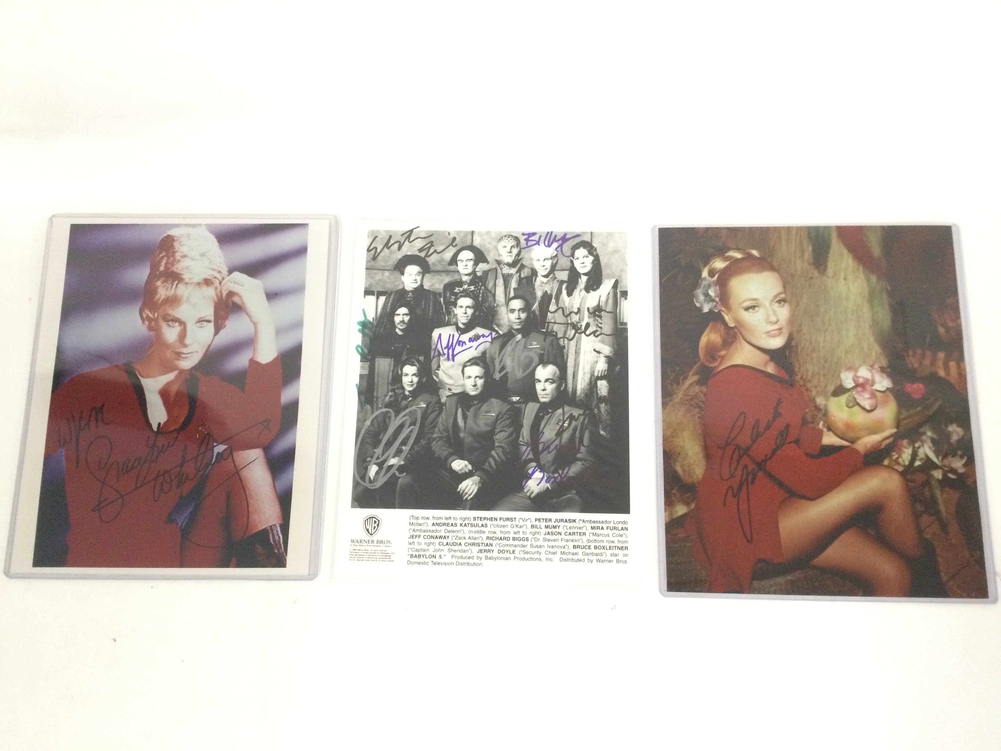 A collection of signed publicity cards and stills - Image 5 of 6