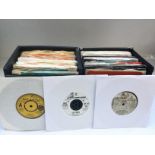 Four record cases of demo discs and advance promot