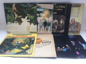 Eight Crosby, Stills, Nash & Young and related LPs